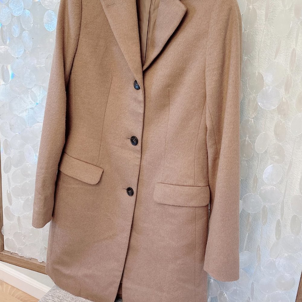 Uniqlo Cashmere Blended Chester Coat NWOT
